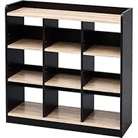 Amazon｜ワイエムワールド 本棚 スリム 大容量 木製 a4対応 3段