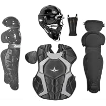 All-Star Players Series Youth Catchers Kit Complete Protective Baseball/ Softball Gear Set, NOCSAE Certified, Ages 7-16