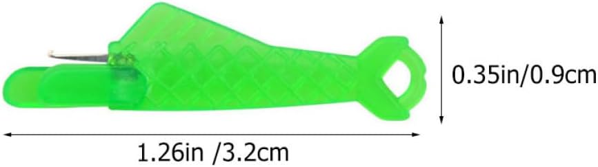 TEHAUX 240pcs Fish Shape Needle Threader Tool for Household Sewing Includes Green Pink and Yellow Threaders for Easy Threading DIY Crafts and Embroidery