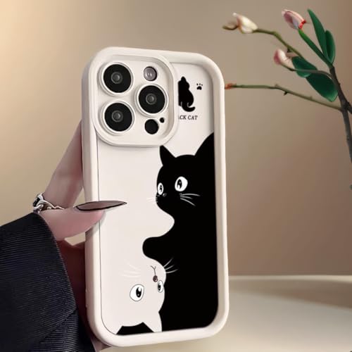 Coque de téléphone iPhone 14 Pro motif chat le cadeau idéal pour fille