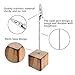 SAIKA 7pcs Photo Memo Clip Wood Holder Stand