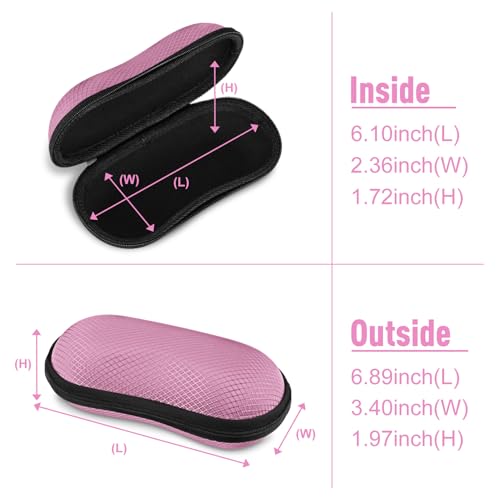 Image of FINTIE Sunglasses Case, Hard EVA Shell Shockproof Sport Glasses Case with Metal Carabiner Travel Zipper Eyeglasses Holder