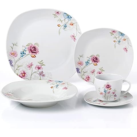 Lorren Home Trends 20 Piece Dinnerware Set Cover