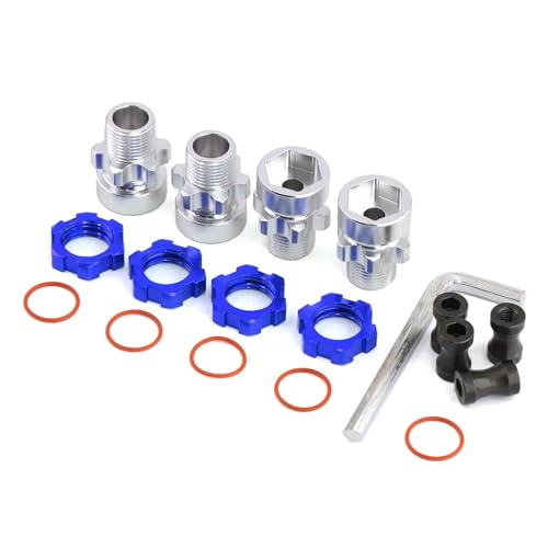 RC�J�[�̃A�b�v�O���[�h�p�[�c For Traxxas For Slash For Rustler For Stampede 2WD 4X4 1/10 ���� 12 �~�����[�g���� 17 �~�����[�g���X�v���C���z�C�[���Z�p�n�u�A�_�v�^ RC �J�[�A�b�v�O���[