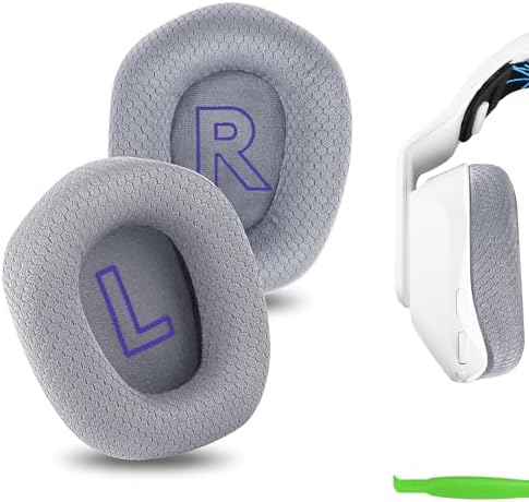 Geekria - Almohadilla para diadema de tela de malla compatible con auriculares Logitech G733