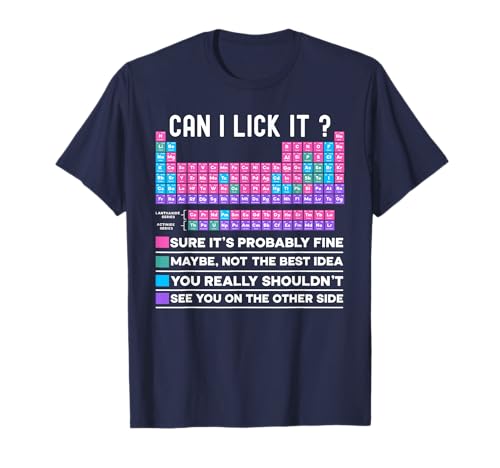Can i Lick it Periodic Table T-Shirt