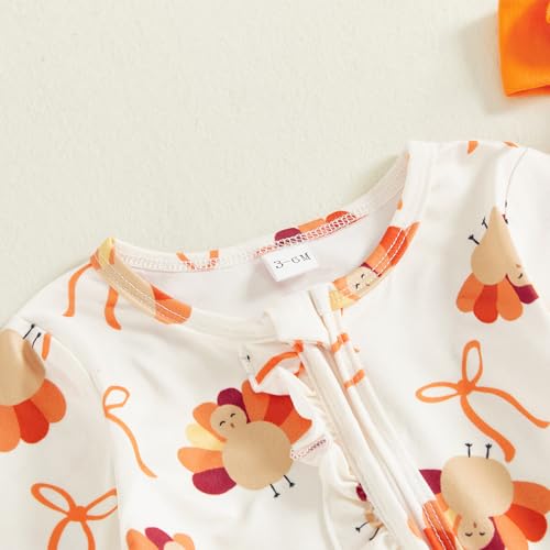 My First Christmas Baby Girl Outfit Newborn Bow Footie Jumpsuit Ruffle Zipper Romper Infant Coming Home Xmas Clothes3