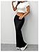GORGLITTER Women's Trendy Bodycon Maxi Skirts Casual Boho Dressy High Waisted Elastic Waist Pencil Long Midi Skirts 2026 Black X-Small