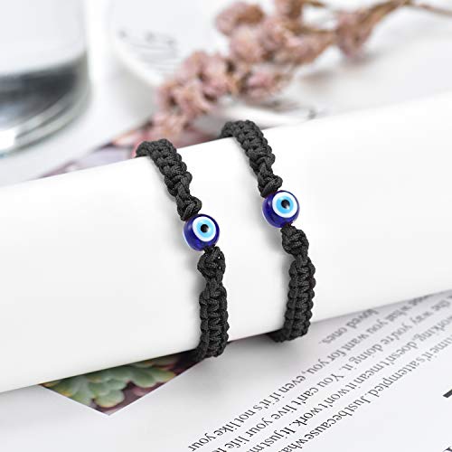 Tarsus Big Evil Eye Adjustable Bracelet Kabbalah Red String Amulet Nazar for Family Couple Bestfriend Women Men Girls2