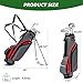 8 Pieces Complete Golf Club Set for Men Left or Right Handed – Mens Golf Clubs Full Set with Fairway Wood, Hybrid, Irons, Putter & Lightweight Bag – Beginner Friendly, Best Value, Distance & Accuracy