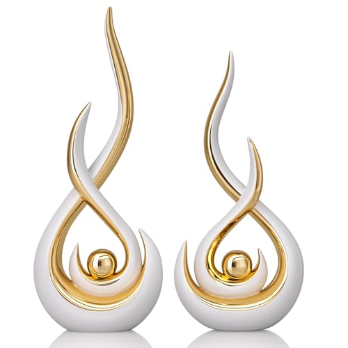 Modern Abstract Art Home Decor Accent,Contemporary Statues Coffee Table Decor