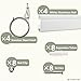 Picture Rail Hanging System- Innovative Art Hanging Rail System Including 4 Pcs 24