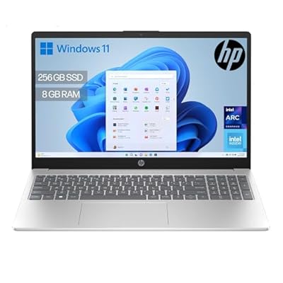 HP 15-fd0374ns - Ordenador portátil de 15.6" FHD (Intel N100, 8GB RAM, 256GB SSD, Intel UHD, Windows 11) Plata - Teclado QWERTY Español | Ya disponible en tu tienda friki favorita! En mundofriki.es!