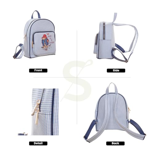 Signare Tapestry Women Backpack Rucksack Casual Daypack With Bear Marmalade Design (DAPK-PADD-CMM)2