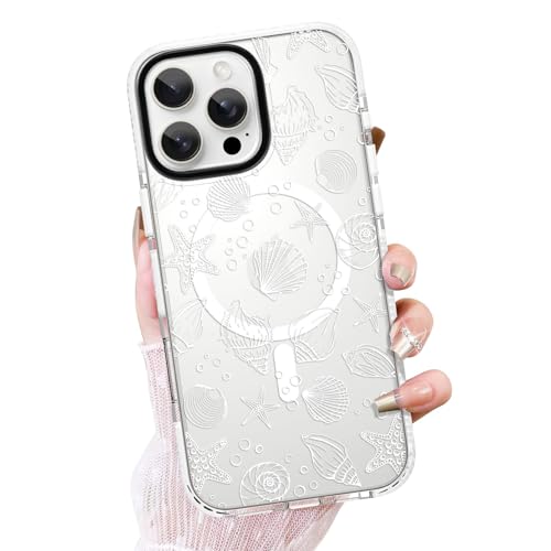 Coque iPhone 16 Pro Max fine magnétique transparente et antichoc en TPU souple