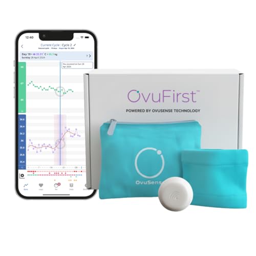 OvuFirst Fertility Monitor – Wearable Ovulation Tracker & Fertility Sensor with App | Clinically Proven to Confirm Ovulation & Support PCOS Cycles