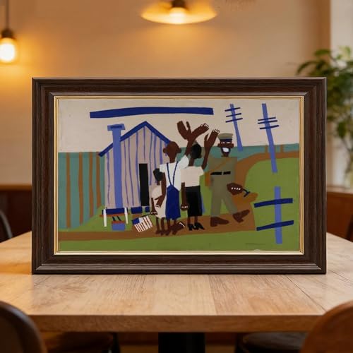 Impression WCYB Off to War William H. Johnson, art vibrant