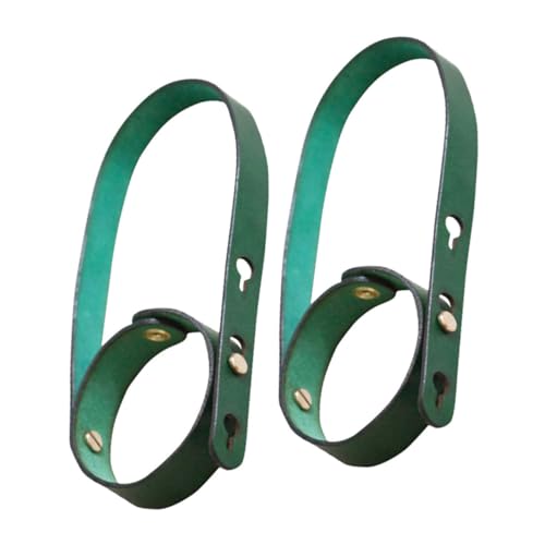 HOLIDYOYO 2Pcs PU Leather Coffee Sleeve Holder Portable Handheld Drink Carrier for Tea and Coffee Cups Non Slip Insulated Cup Sleeve Easy to Clean and Maintain