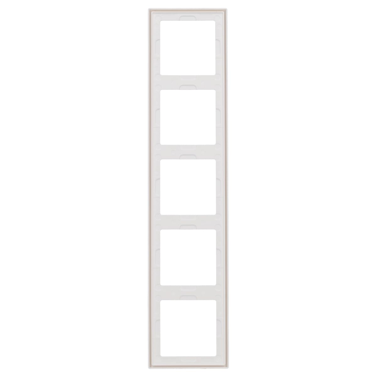 JUNG LS985WW Marco, Duroplástico, Resistente al Rayado, Brillante Blanco Alpino, Quintuple, 81 X 365mm