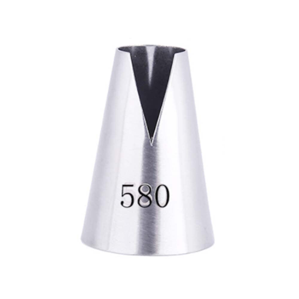 Reland Sun Cream 1Pc 304 Stainless Steel Piping Tip Cake Piping Rose Snow Top Cake Topping Cookie Baking Tool (580)