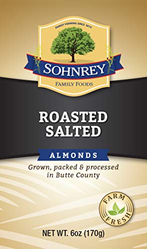 Sohnrey Family Foods Roasted Salted Almonds (6Oz) #TOP2