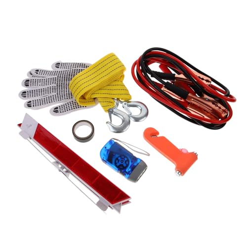 Mikinona Kit Car Roadside Car Tool Accessory Set Multi-Function Car Safety Tool Kit