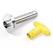 SameTech - Cortador de cocina de acero inoxidable para frutas y piñas