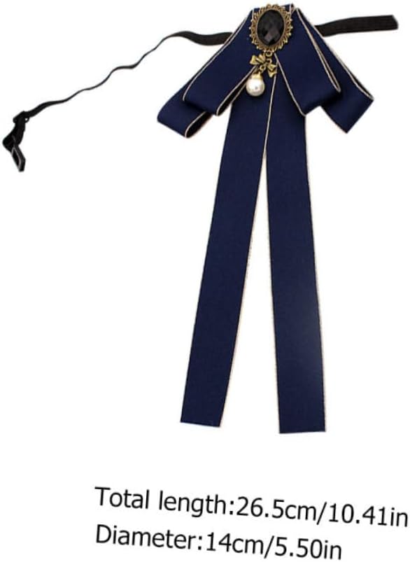 4pcs Women Bow Tie Casual Uniform Bow Collar Accessories and Wine Stylish Neckwear for School Business and Events