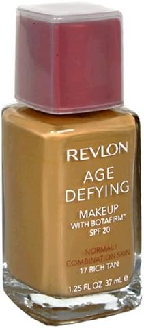 REVLONAge Defying Makeup with Botafirm, SPF 20, Normal/Combination Skin, Rich Tan 17, 1.25 Ounce