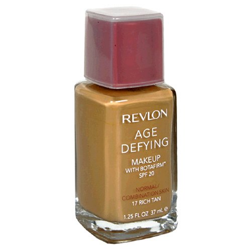 REVLONAge Defying Makeup with Botafirm, SPF 20, Normal/Combination Skin, Rich Tan 17, 1.25 Ounce