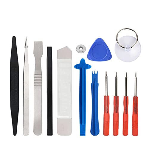 HJTYQS Smartphone Repair Tool kit Screwdriver Set Compatible with iPhone iPad Samsung Mobile Phone Manual Tool kit Prying Tool (Color : 14 in 1)