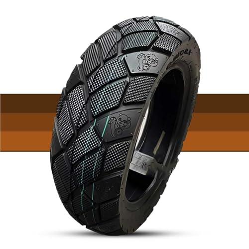 130/80-12 Reifen 4 PR 130 80 12 Motorrad-Schlauchlosreifen for Vorder und Hinterrad | 130/80/12 Pannensicheres, Gummi-All-Terrain-Profil, Maximale Tragkraft 230 kg
