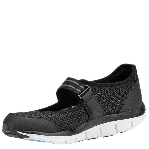 Skechers Sport Women's Happy Sneaker,Black/White,9 M US