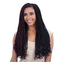 FreeTress Equal Synthetic Hair Braids Double Strand Style Cuban Twist Braid 24" OT530