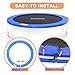 polwkscas Trampoline Pad 10ft 12ft 14ft 15ft 16ft Trampoline Replacement Safety Pad, Waterproof and Tear-Resistant Safety Spring Cover Round Frame Pad, Trampoline Pad Replacement (16FT)