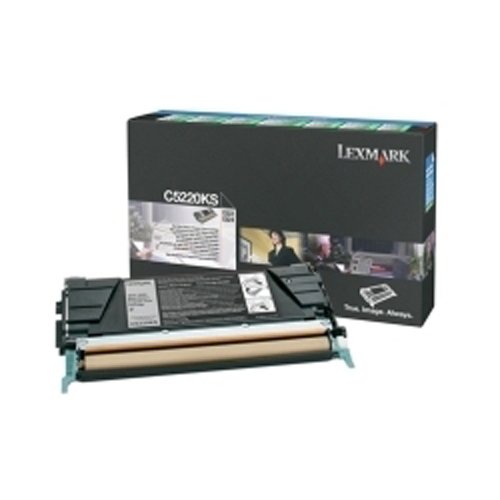 Toner d'origine LEXMARK C5220KS noir capacité 4000 pages Lexmark C 522 N