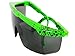 FLAWLESS EYEWEAR Semi Rimless Performance Wrap Around Sport Style Retro Mirrored Unisex Sunglasses (Green)