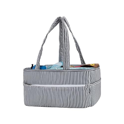 Bolsa organizadora de pañales para bebé de gran capacidad miniatura 7