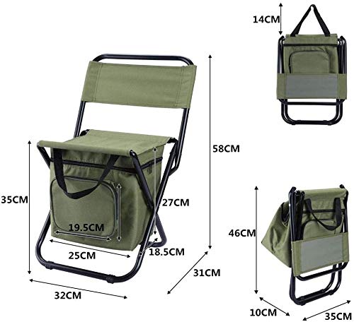 Chaise de camping pliante robuste jusqu'à 200 kg pour terrains difficiles - 3