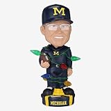 Jim Harbaugh Michigan Wolverines Holiday Lights Light Up Bobblehead College