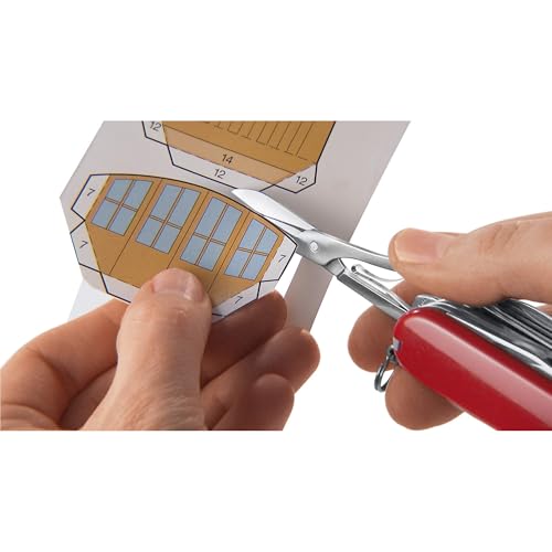 Victorinox NailClip 580 Nagelknipser (8 Funktionen, Nagelfeile mit Nagelreiniger, Schere, Pinzette) Edelweiss