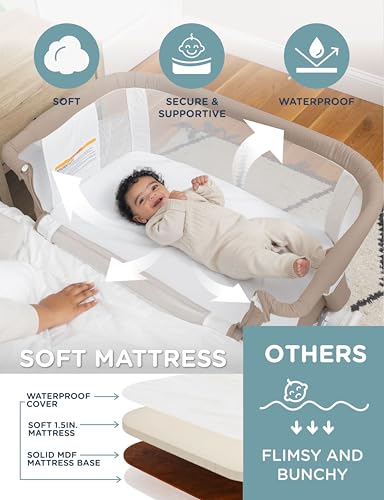 image for Baby Delight Beside Me Dreamer Bassinet | Bedside Sleeper & Baby Bassi
