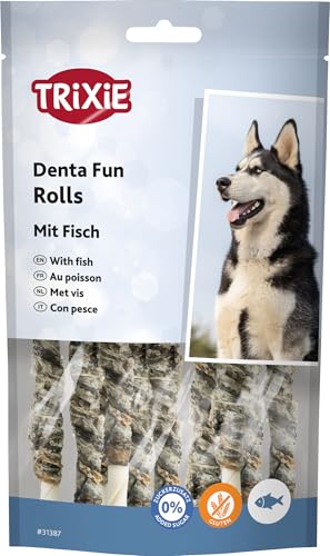 Trixie - Denta Fun Bastoncini con Pesce 1 Snack | 12 cm | 75 gr