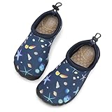 Mishansha Zapatos de Playa Niño Niña Secado Rápido Escarpines Agua Antideslizantes Zapatillas de Piscina Surf Buceo 30 EU