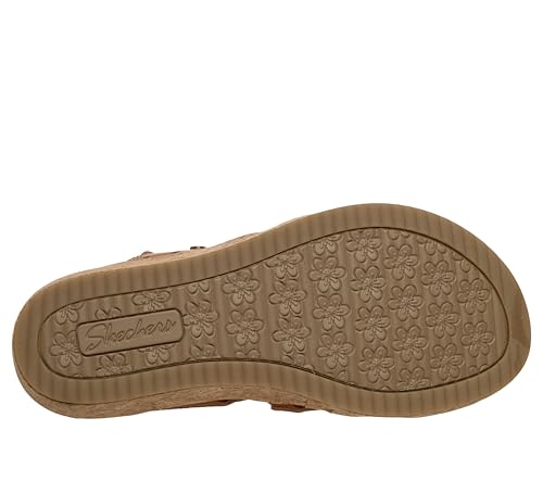Skechers Skechers Women's ARCH FIT BEVERLEE 2.0 - NATURAL ERA, Laser cut detail with adjustable slingback, Luggage, 8.5M
