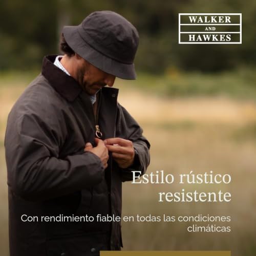 Chaqueta acolchada para hombre de abrigo encerado ideal para cazar estilo campiña inglesa 6