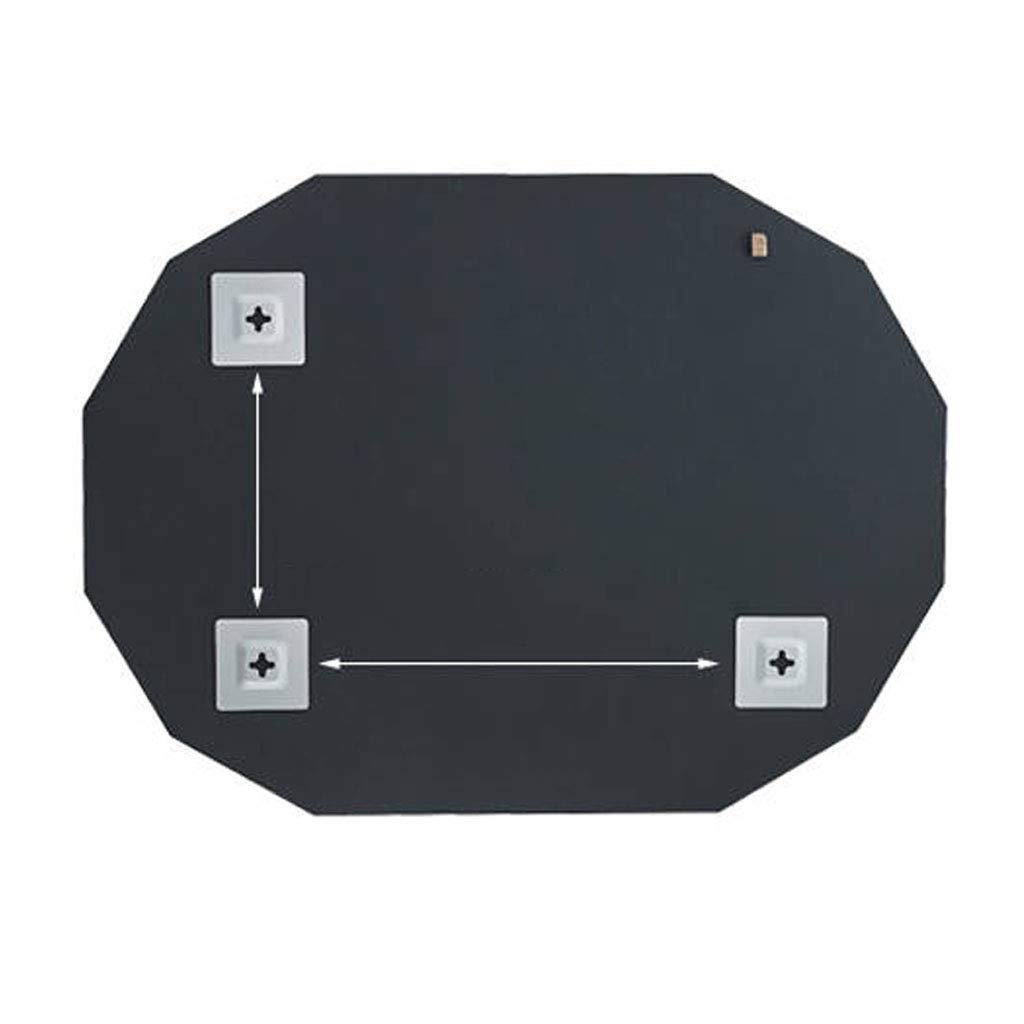 Specchio da parete senza cornice per trucco, 5 mm di spessore, specchio da bagno per elegante decorazione domestica e applicazione trucco