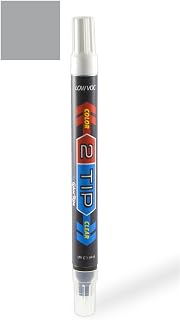 2Tip for Honda Fit Automotive Touch-up Paint - Storm Silver Metallic Clearcoat NH-642M - Color-and-Clearcoat Package