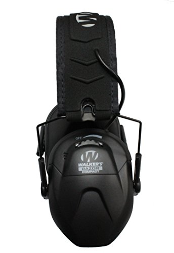 Walker's Game Ear Razor Slim Compact For Youth And Women Electronic Hearing Protection Muff With Sound Amplification And Suppression. Protect It Or Lose It!, Black #TOP1