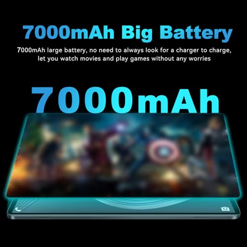 LANRU Tablet 8 GB + 256 GB Tela de 10,1 polegadas Chamada 5G Memória expansível de 128 GB Grande cap